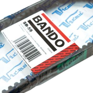 BANDO (VICMA) PASEK NAPĘDOWY POMPY OLEJU APRILIA MOJITO 50 04-05, SCARABEO 50 '06, SPORTCITY 50 2 T 08-10, DERBI ATLANTIS 50 03-06, GP1 50 05-08, GILERA RUNNER 50 99-07, PIAGGIO LIBERTY 50 2T 97-13, NRG 50 94-13, ZIP 50 2T 00-13 (SB083)(DŁ. 250MM)