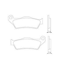 BRENTA KLOCKI HAMULCOWE KH181 SPIEK METALICZNY (ZŁOTE) BREMBO PRZÓD KTM (FT 4027)
