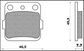 BRENTA KLOCKI HAMULCOWE KH084 (ORGANIC)