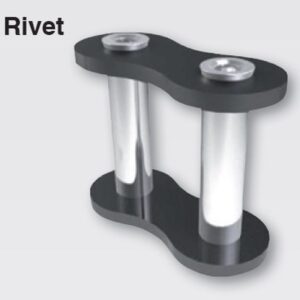 CZ ZAKUWKA ŁAŃCUCHA 525 DZO O-RING BRONZE RIVET (DRĄŻONA)