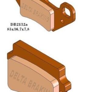 DELTA BRAKING KLOCKI HAMULCOWE KH416 - ZASTĘPUJĄ DB2132MX-D ORAZ DB2132QD-D