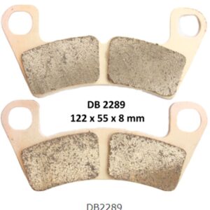 DELTA BRAKING KLOCKI HAMULCOWE KH740 PRZÓD ARCTIC CAT PROWLER 812 PRO '19-'21, WILDCAT 1000 '19-'21, CUSHMAN HAULER DIESEL '19-'20