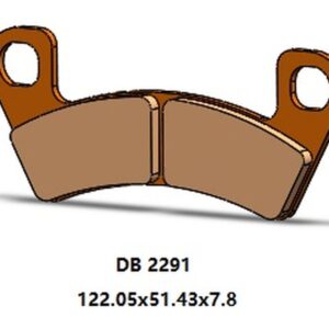 DELTA BRAKING KLOCKI HAMULCOWE KH741 PRZÓD ARCTIC CAT WILDCAT 700 '15-'19, STAMPEDE 900 '17-'19
