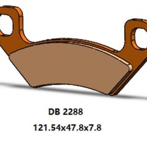 DELTA BRAKING KLOCKI HAMULCOWE KH742 TYŁ ARCTIC CAT PROWLER 812 PRO '19-'21, WILDCAT 1000 '19-'21, CUSHMAN HAULER DIESEL '19-'20