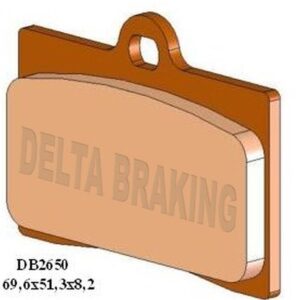 DELTA BRAKING KLOCKI HAMULCOWE KH95 PRZÓD APRILIA RS 50/125 '11-'20, CAGIVA MITO 125 '93-'10, DUCATI MONSTER 900 '93-'99, MOTO GUZZI CALIFORNIA 1100 '94-'01, DAYTONA 1000 '92-'98, YAMAHA SZR 660 '96-'97, KTM SMC 660 '03-'04
