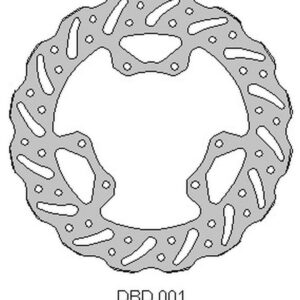 DELTA BRAKING TARCZA HAMULCOWA PRZÓD HONDA CR 125 '95-07, 250 '95-01, CRF 250 '04-14, CRF 450 '02-14 WAVE (240X101X3MM) (6X6,5MM) (NG066)