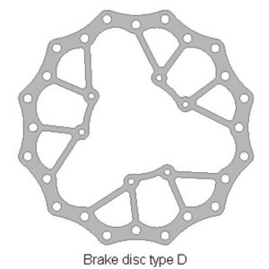 DELTA BRAKING TARCZA HAMULCOWA PRZÓD HONDA CRF 250 '15-21, CRF 450 '15-21, WAVE ULTRA LIGHT (260X101,2X4MM) (6X6,5MM) (NG1486)
