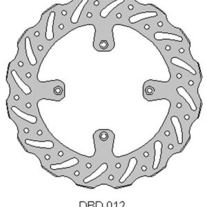 DELTA BRAKING TARCZA HAMULCOWA PRZÓD KAWASAKI KX 125 '89-'02, KX 250 '89-02, WAVE (250X100X3MM) (4X6,5MM) (NG1761,NG137)