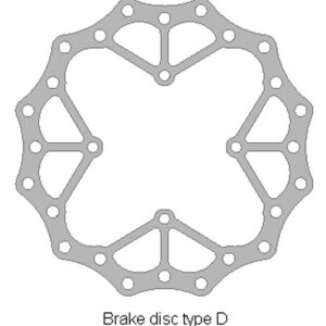 DELTA BRAKING TARCZA HAMULCOWA PRZÓD KAWASAKI KX 250 '15-21, KX 450 '15-21, WAVE ULTRA LIGHT (270X109,5X4MM) (4X9,5MM) (NG1151)