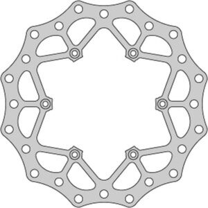 DELTA BRAKING TARCZA HAMULCOWA PRZÓD KTM 2T/4T '91-'25, HUSABERG, HUSQVARNA, GAS-GAS '21, WAVE ULTRA LIGHT (260X126,5X3MM) (6X6,5MM) (NG140)