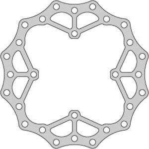 DELTA BRAKING TARCZA HAMULCOWA PRZÓD SUZUKI RMZ 250 '07-21, RMZ 450 '05-21, RMX450 '10-19, WAVE ULTRA LIGHT (250X118X3MM) (4X9,5MM) (NG1048X)