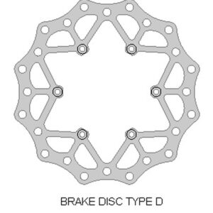 DELTA BRAKING TARCZA HAMULCOWA TYŁ BETA 2T/4T '13-21, WAVE ULTRA LIGHT (220X108,2X4MM) (6X6,5MM) (NG1294)