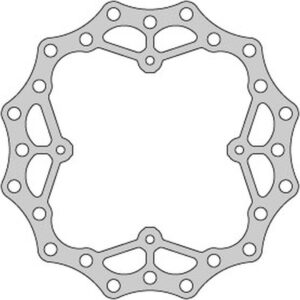 DELTA BRAKING TARCZA HAMULCOWA TYŁ HONDA CR 125 '02-07, CRF 250 '04-'21, CRF 250 X '04-17, CRF 450 '02-21, WAVE ULTRA LIGHT (240X121X4MM) (4X6,5MM) (NG654X)