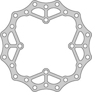 DELTA BRAKING TARCZA HAMULCOWA TYŁ KAWASAKI KX 125 '03-08, KX 250 '03-18, 21, KX 450 '06-18, 21, KLX 450 '07-21, KXE 450'10-20, RMZ 250 '04-06, WAVE ULTRA LIGHT (240X115X4MM) (4X10,5MM) (NG799X)