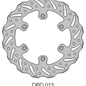 DELTA BRAKING TARCZA HAMULCOWA TYŁ KAWASAKI KX 125 '89-'02, KX 250 '89-02, WAVE (220X100X4MM) (6X6,5MM) (NG138)