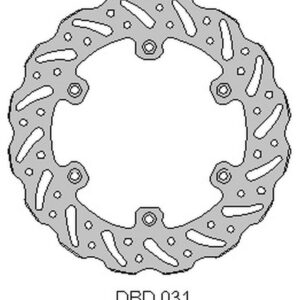 DELTA BRAKING TARCZA HAMULCOWA TYŁ YAMAHA WR 125 '92-00, YZ 125 '90-00,WR/YZ 250 '90-00, WRF/YZF 400/426 '98-00, WAVE (220X115X4MM) (6X6,5MM) (NG422)