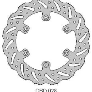DELTA BRAKING TARCZA HAMULCOWA TYŁ YAMAHA YZ 125 '02-21, WRF 250 '02-21, WR 250 '02-07, YZ/YZF 250 '02-21, WRF/YZF '02-21, WAVE (245X115X4MM) (6X6,5MM) (NG789X)