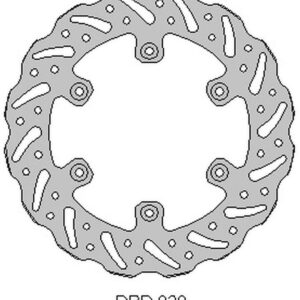 DELTA BRAKING TARCZA HAMULCOWA TYŁ YAMAHA YZ/WR 125 '98-01, YZ/WR 250 '98-'01, YZF/WRF 400/426 '99-01, WAVE (240X115X4MM) (6X6,5MM) (NG372X)