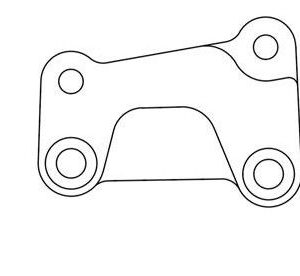 GALFER ADAPTER TARCZY HAMULCOWEJ 320MM HARLEY DAVIDSON PRAWA STRONA (HD RIGHT SIDE)