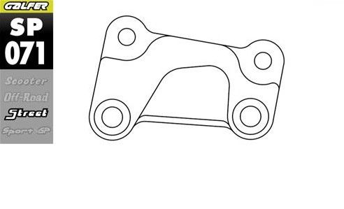 GALFER ADAPTER TARCZY HAMULCOWEJ 330MM HARLEY DAVIDSON PRAWA STRONA (HD RIGHT SIDE)