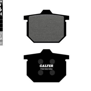 GALFER KLOCKI HAMULCOWE KH029 PÓŁMETALICZNE