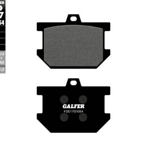 GALFER KLOCKI HAMULCOWE KH034 PÓŁMETALICZNE