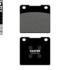 GALFER KLOCKI HAMULCOWE KH036 PÓŁMETALICZNE