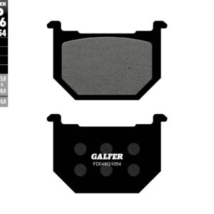 GALFER KLOCKI HAMULCOWE KH051 PÓŁMETALICZNE