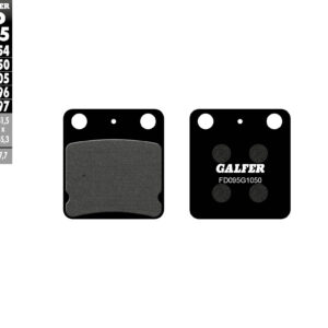 GALFER KLOCKI HAMULCOWE KH054 PÓŁMETALICZNE