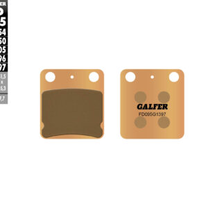GALFER KLOCKI HAMULCOWE KH054 SPIEK METALICZNY (ZŁOTE) ATV