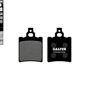 GALFER KLOCKI HAMULCOWE KH060 KH337 PÓŁMETALICZNE