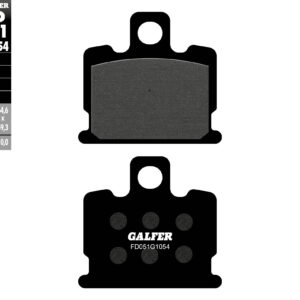 GALFER KLOCKI HAMULCOWE KH070 PÓŁMETALICZNE