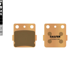 GALFER KLOCKI HAMULCOWE KH084/3 SPIEK METALICZNY (GRUBOŚĆ 6,5MM) (ZŁOTE) OFF ROAD