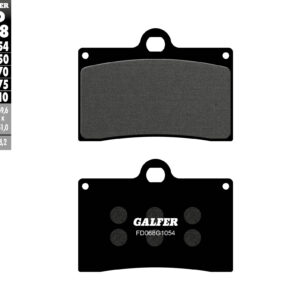 GALFER KLOCKI HAMULCOWE KH095 PÓŁMETALICZNE