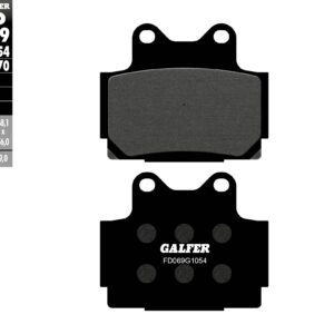 GALFER KLOCKI HAMULCOWE KH104 PÓŁMETALICZNE