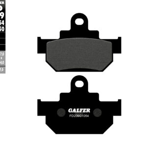 GALFER KLOCKI HAMULCOWE KH106 PÓŁMETALICZNE (GRUBOŚĆ 7MM)