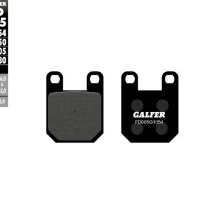 GALFER KLOCKI HAMULCOWE KH115 PÓŁMETALICZNE