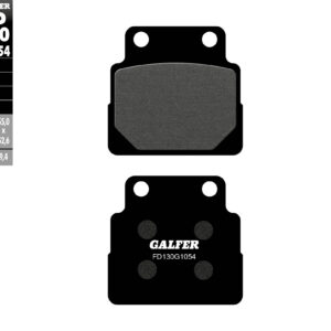 GALFER KLOCKI HAMULCOWE KH122 PÓŁMETALICZNE