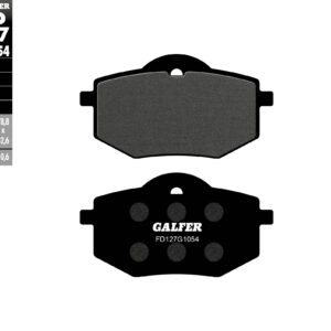 GALFER KLOCKI HAMULCOWE KH136 PÓŁMETALICZNE