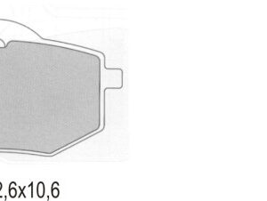 GALFER KLOCKI HAMULCOWE KH136 PÓŁMETALICZNE (OFERTA SPECJALNA) WYPRZEDAŻ