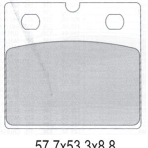 GALFER KLOCKI HAMULCOWE KH171 PÓŁMETALICZNE (OFERTA SPECJALNA) WYPRZEDAŻ