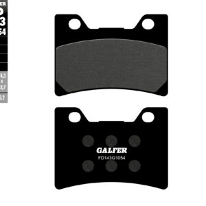 GALFER KLOCKI HAMULCOWE KH182 PÓŁMETALICZNE