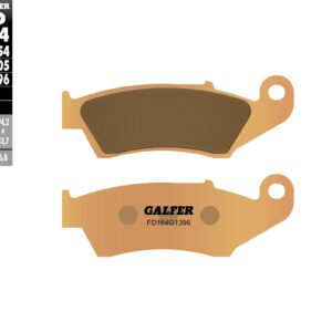 GALFER KLOCKI HAMULCOWE KH185 SPIEK METALICZNY (ZŁOTE) OFF ROAD
