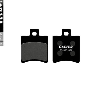 GALFER KLOCKI HAMULCOWE KH193 PÓŁMETALICZNE (SKUTERY)
