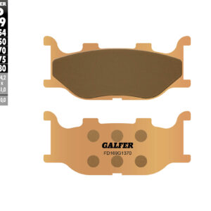 GALFER KLOCKI HAMULCOWE KH199 SPIEK METALICZNY (ZŁOTE) STREET