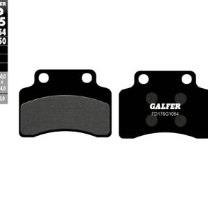 GALFER KLOCKI HAMULCOWE KH235 PÓŁMETALICZNE