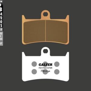 GALFER KLOCKI HAMULCOWE KH252 / KH380 SPIEK METALICZNY (ZŁOTE) SPORT RACING