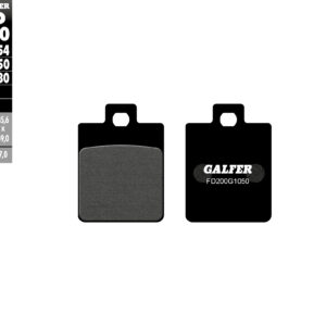 GALFER KLOCKI HAMULCOWE KH260 PÓŁMETALICZNE SCOOTER