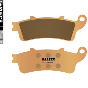 GALFER KLOCKI HAMULCOWE KH261 / KH281 SPIEK METALICZNY (ZŁOTE) SCOOTER