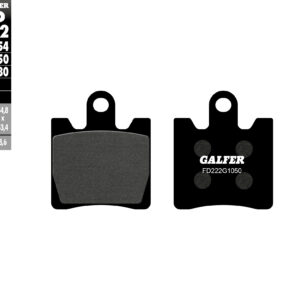 GALFER KLOCKI HAMULCOWE KH283 PÓŁMETALICZNE SUZUKI AN 250/400